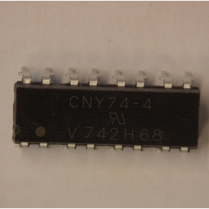 CNY74-4H OPTOACOPLADOR, QUAD, TRANSISTOR O-P