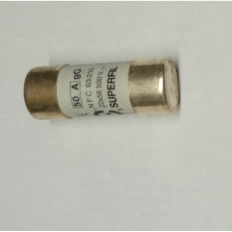 FUSE 50A 500V 22X58 CERAMIC