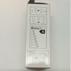 LAMPARA BAJO CONSUMO ESPIRAL E27 9W 2700K 2600610