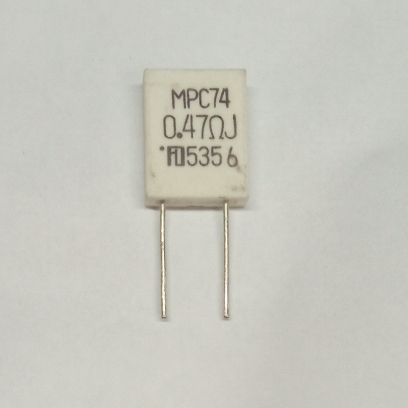 0.47R 5W CEMENT RESISTOR METAL PLATE