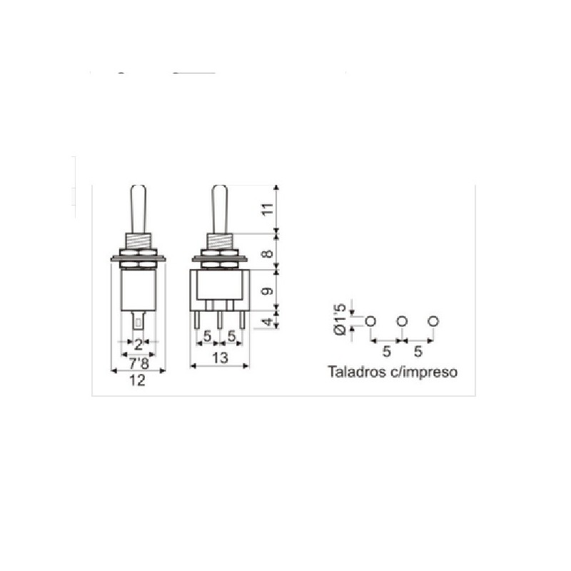 11.435.ITP-S INTERRUPTOR 3 POSICIONES