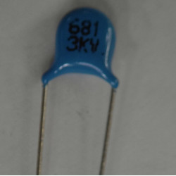 680pF 3KV CONDENSADOR CERAMICO