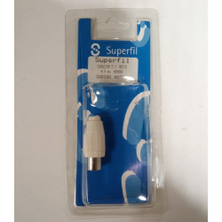 CONNECTOR TV RECTO 9,5MM...