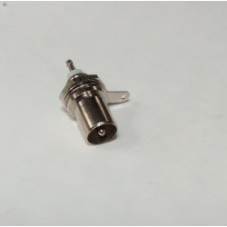 TV MALE 9.5mm CHASSIS WITH NUT