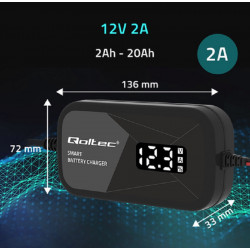 QOLTEC 52492 BATTERY CHARGER