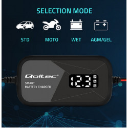 QOLTEC 52492 BATTERY CHARGER