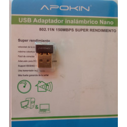 USB ADAPTADOR INALAMBRICO NANO