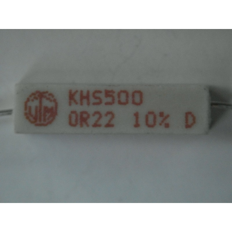0R22 5W AXIAL WOUND RESISTOR