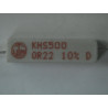 0R22 5W RESISTENCIA BOBINADA AXIAL