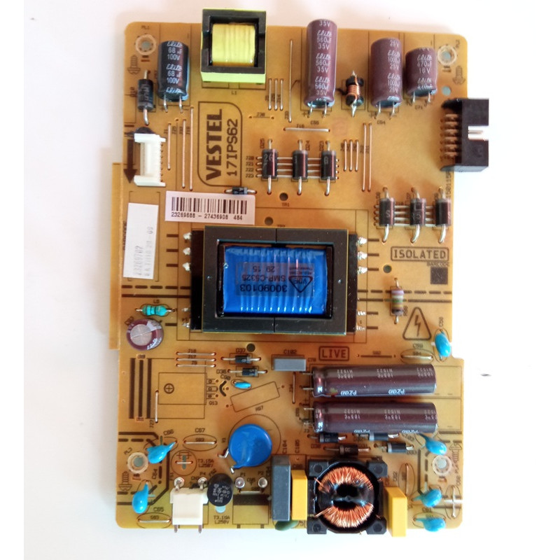17 IPS62 VESTEL POWER SUPPLY RECOVERED