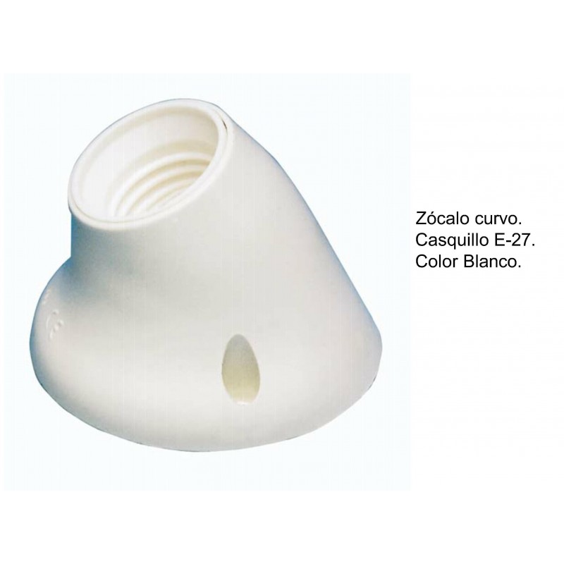 PORTALAMPARA ZÓCALO CURVO E 27 1200510