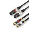 CONEXION 2 RCA/M  2 XLR CAN/H 1.5M 20440