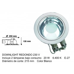 DOWNLIGHT REDONDO 220v...