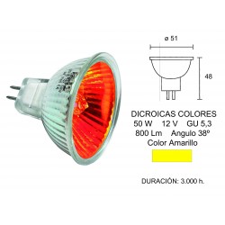 CLOSED DICROIC LAMP 38ª 50W...