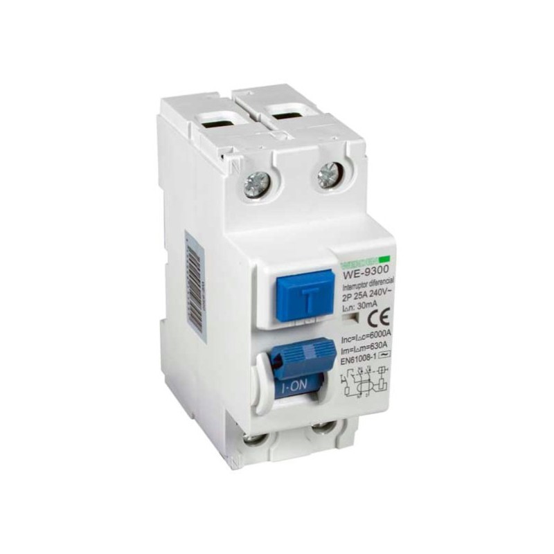 DIFFERENTIAL SWITCH 2P 25A 30MA