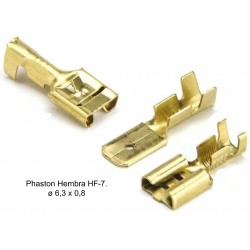 FASTON FEMALE 6.3mm HF7