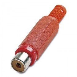 Connector RCA female RED...