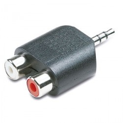 Adapter JACK 3.5ST/M-2RCA/F...