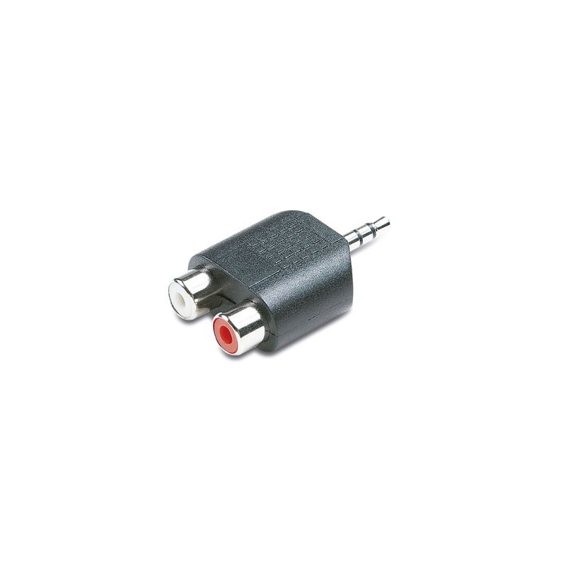 ADAPTADOR JACK 3.5ST/M-2RCA/H ,CON317, 52191