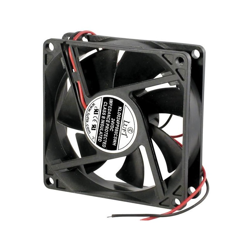 FAN 24VCC 80x80x25 BEARING VEN-014