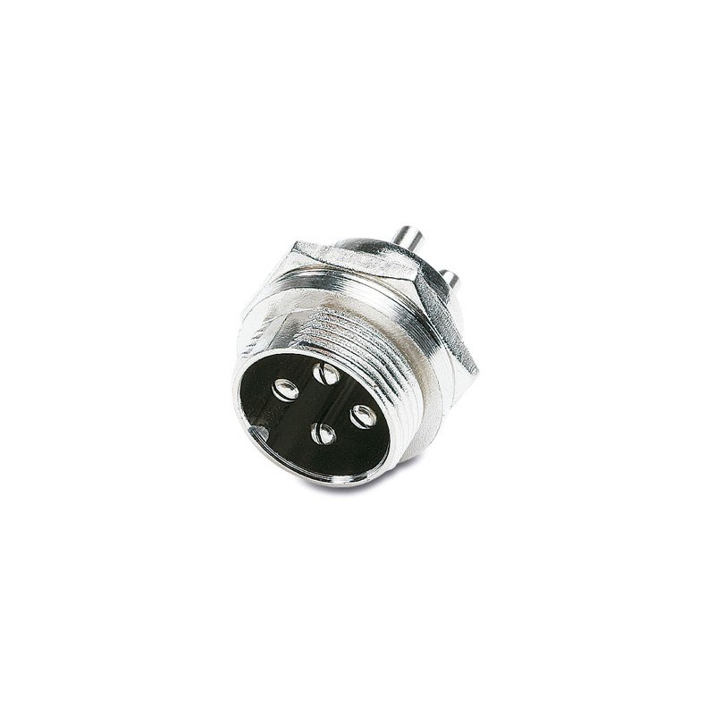 CONECTOR MICRO 4P MACHO CHASIS , 10.230/4/M