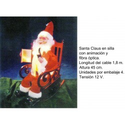 SANTA CLAUS IN CHAIR FI45CM