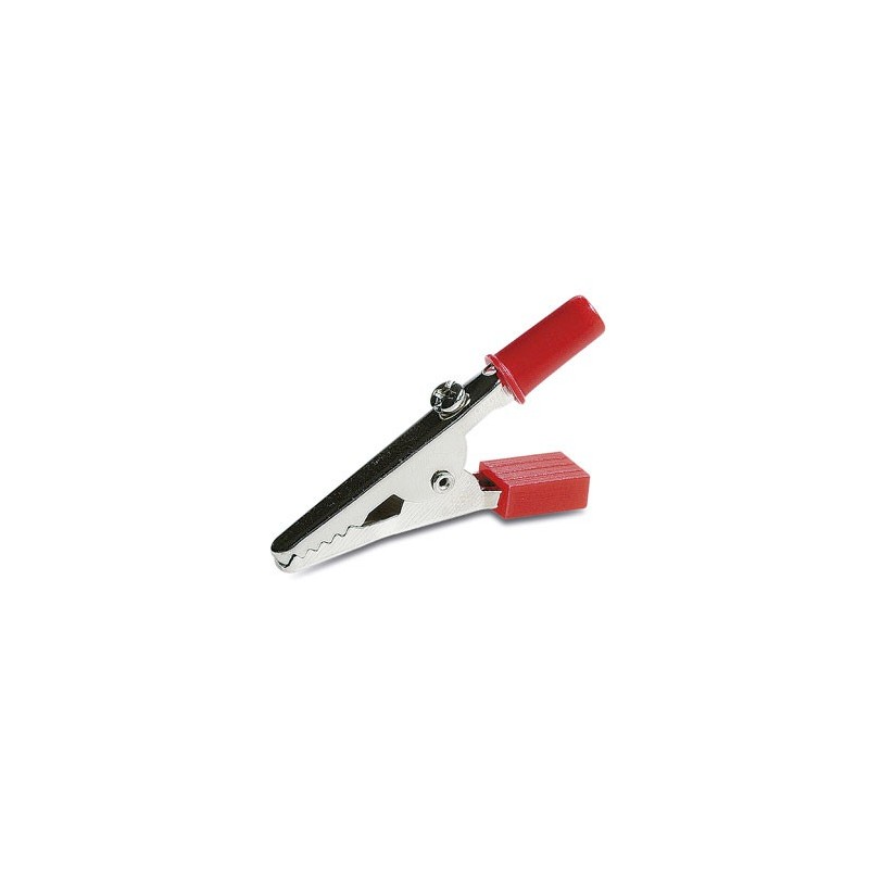 PINZA COCODRILO MEDIANA C/ TORNILLO 50710 ROJO