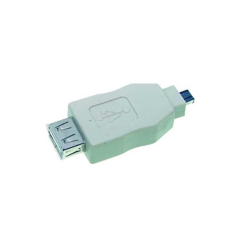 ADAPTADOR CONECTOR USB A H a TIPO B MINI
