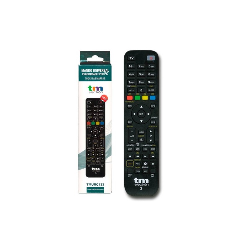PROGRAMMABLE REMOTE CONTROL 3 IN 1 TMURC133